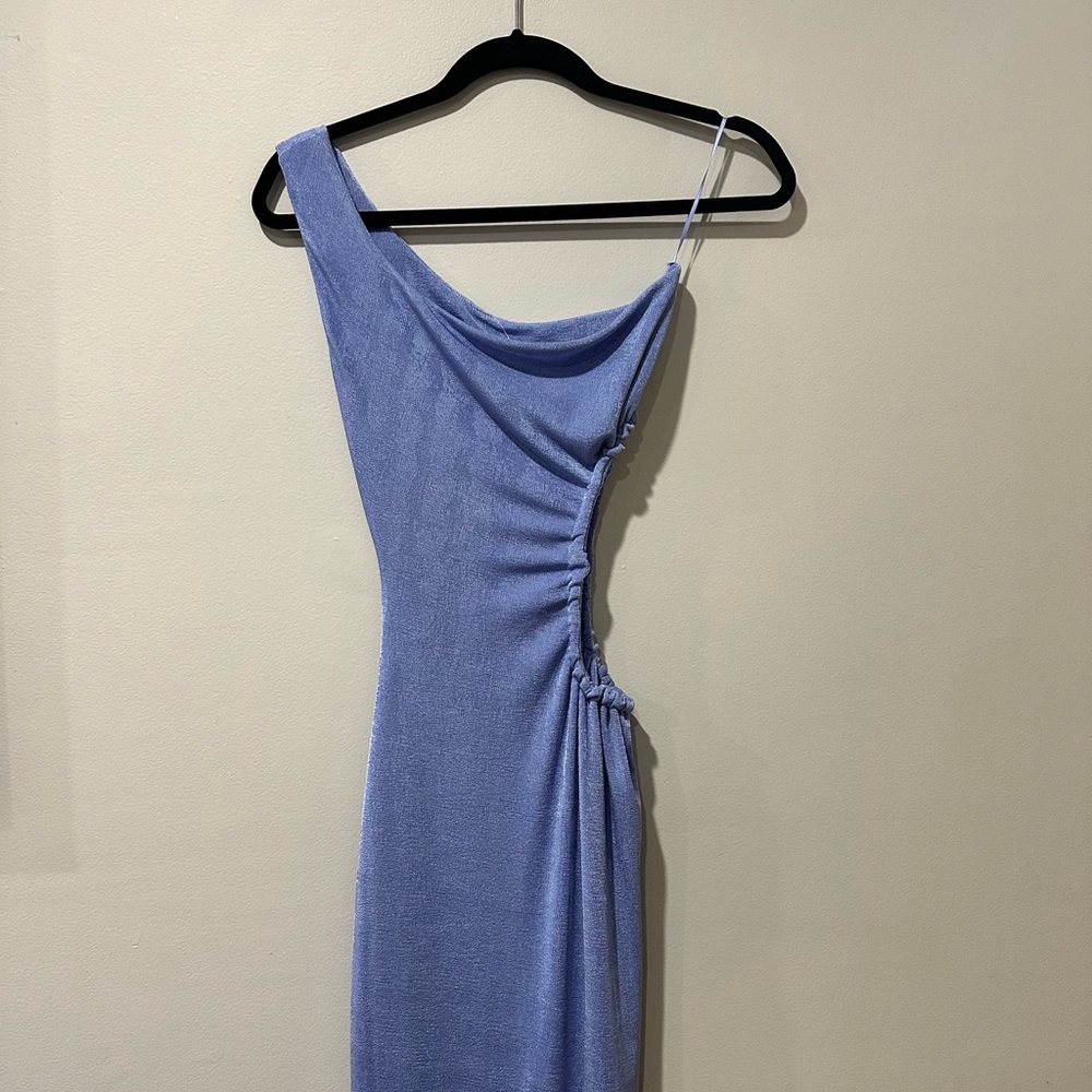 Purple Cut Out Summer Dress